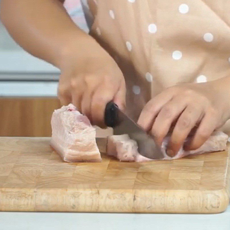 Step 1 Prepare and Marinate the Meat Sour Pork Belly