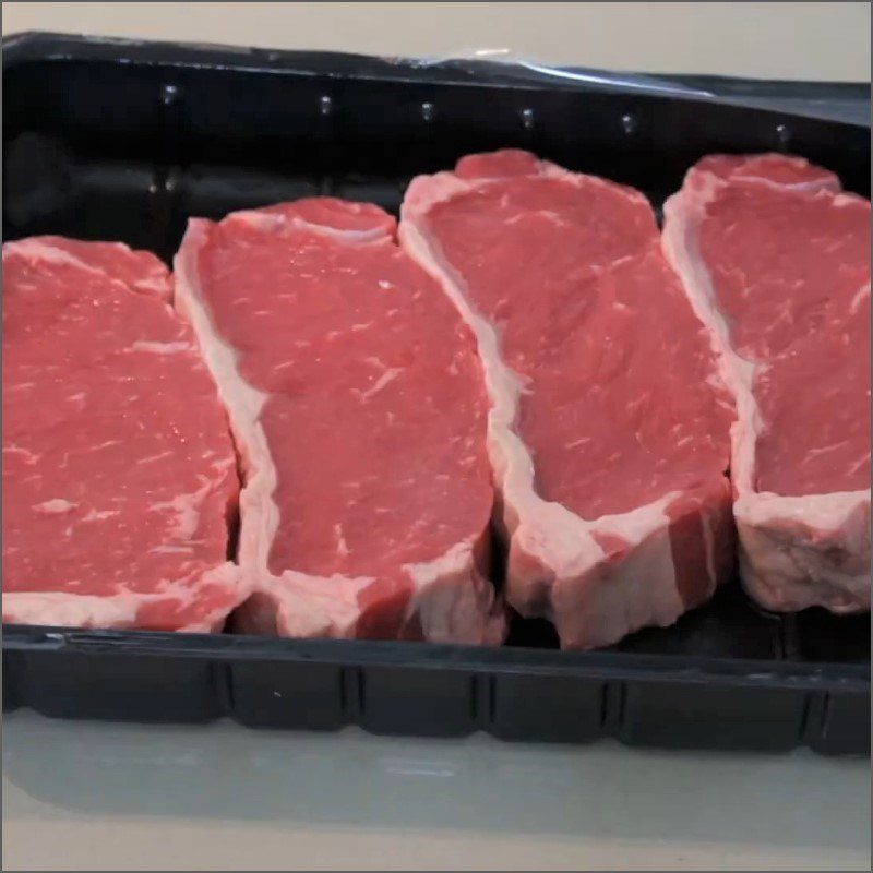 Step 1 Prepare and marinate beef Beef steak using an air fryer