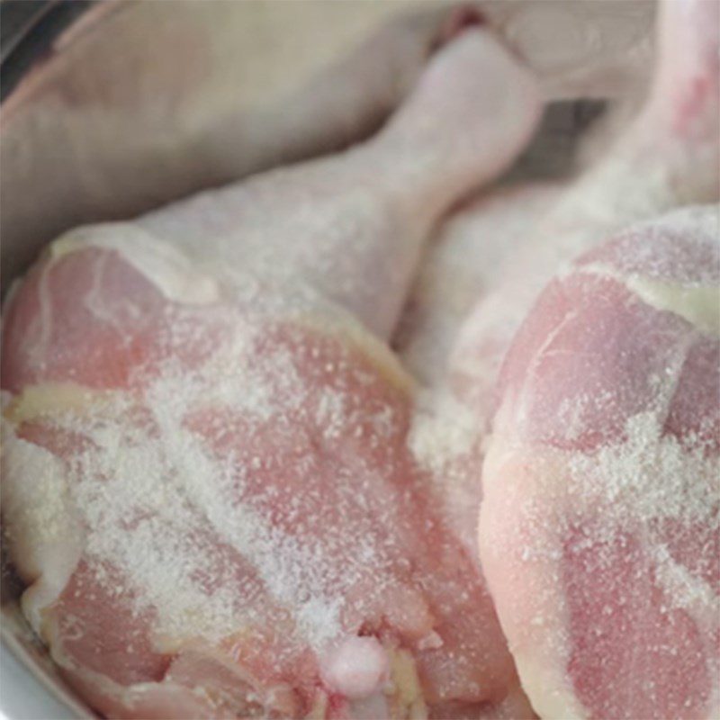 Step 2 Prepare and marinate the chicken for Fried Chicken Rice