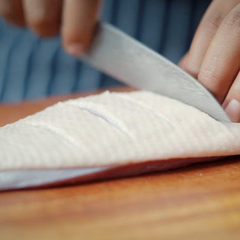 Step 1 Prepare and Marinate the Duck Breast Pan-Seared Duck Breast with Creamy Vegetable Sauce