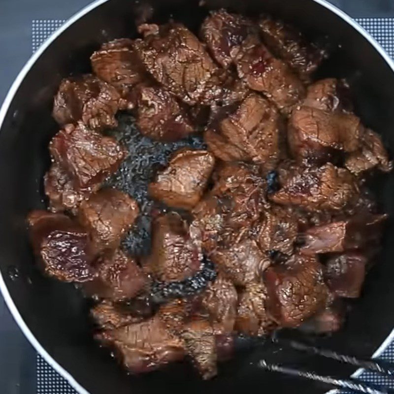 Step 1 Prepare and stir-fry beef for Five-Spice Beef Stew