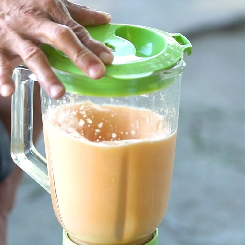 Step 1 Prepare and blend the cantaloupe Cantaloupe Jelly