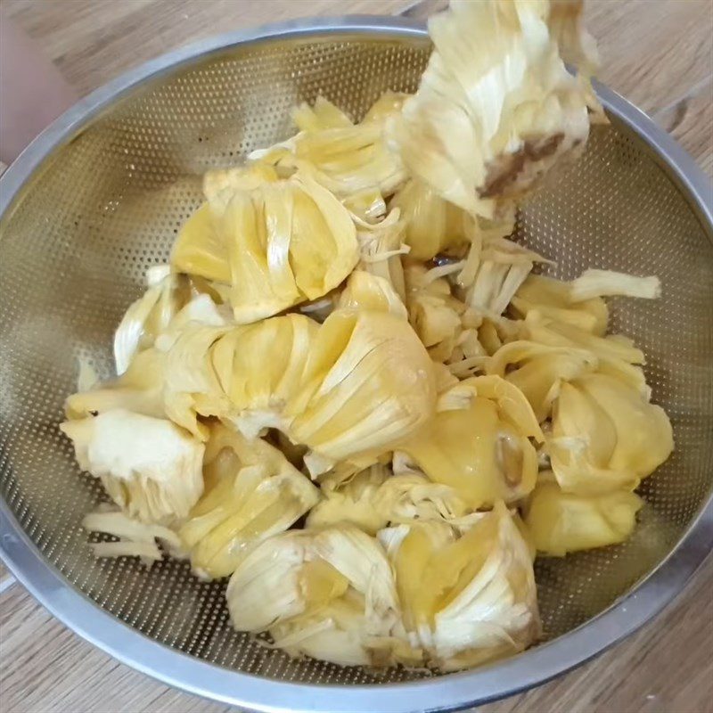 Step 1 Prepare Jackfruit Pulp Ripe Jackfruit