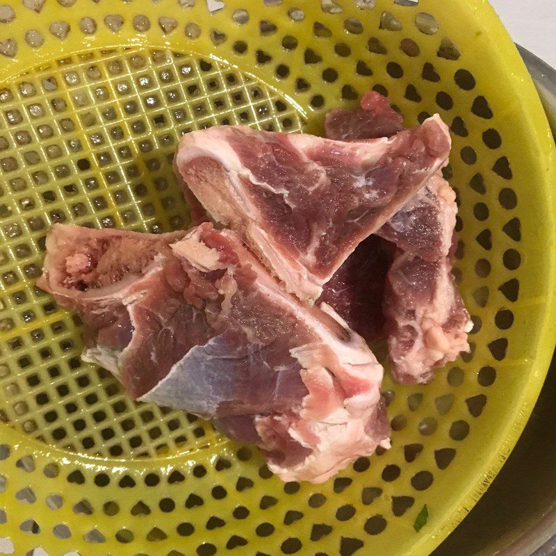 Step 2 Prepare the beef bones for Potato Bone Soup