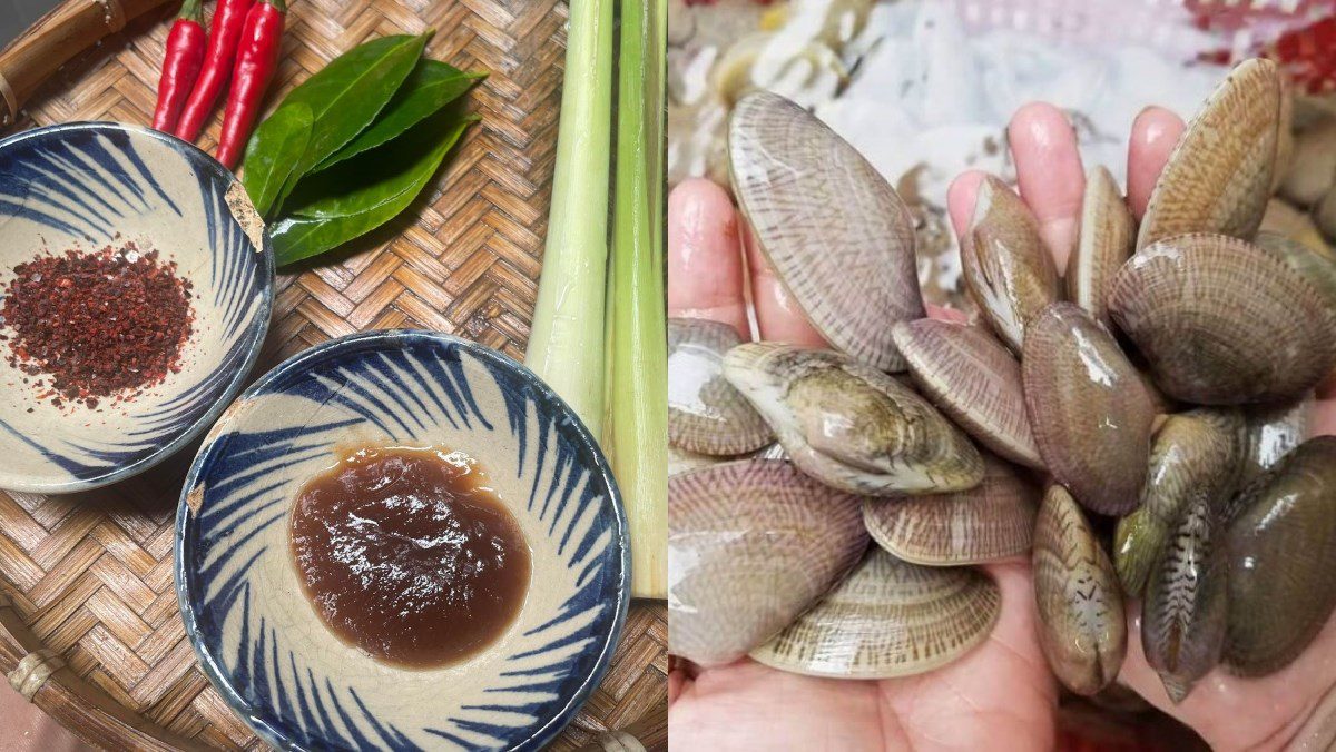 Ingredients for Thai Steamed Clams