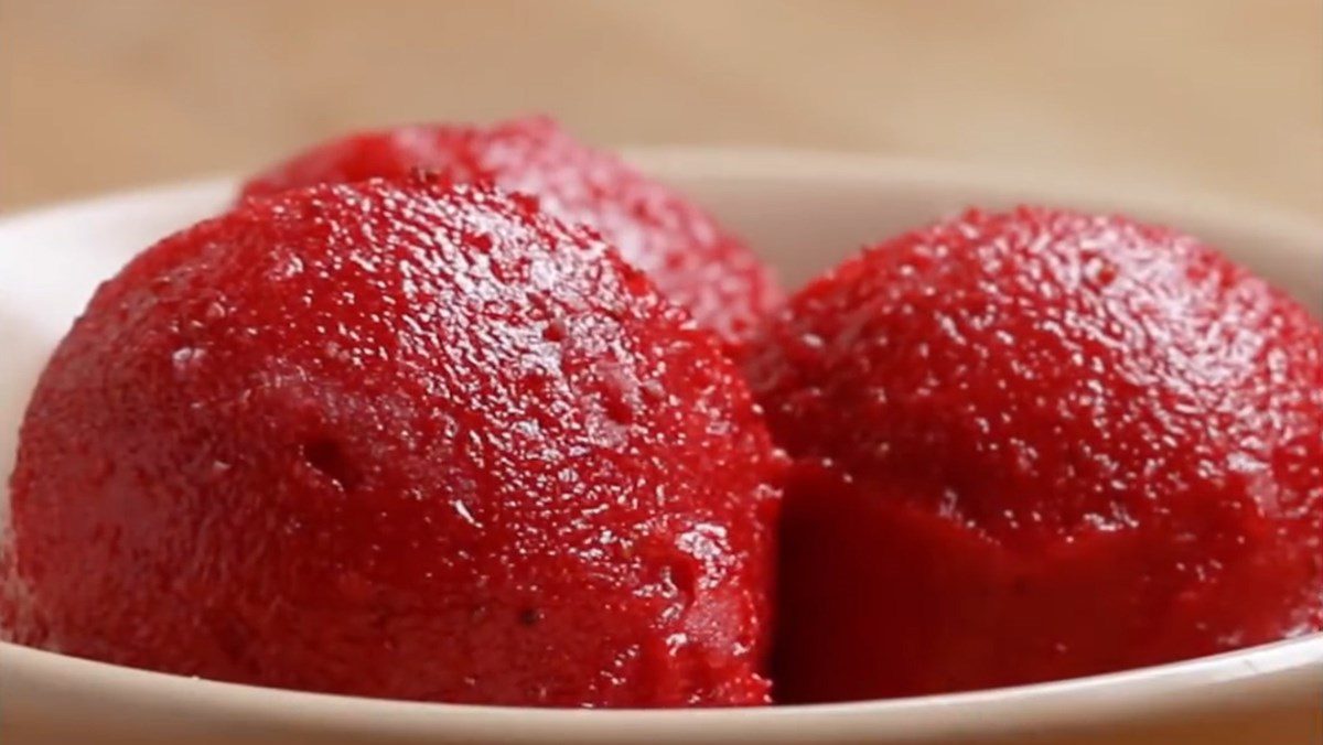 Strawberry Sorbet