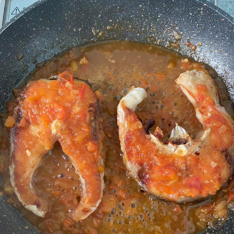 Step 3 Tomato sauce with fish Carp in tomato sauce