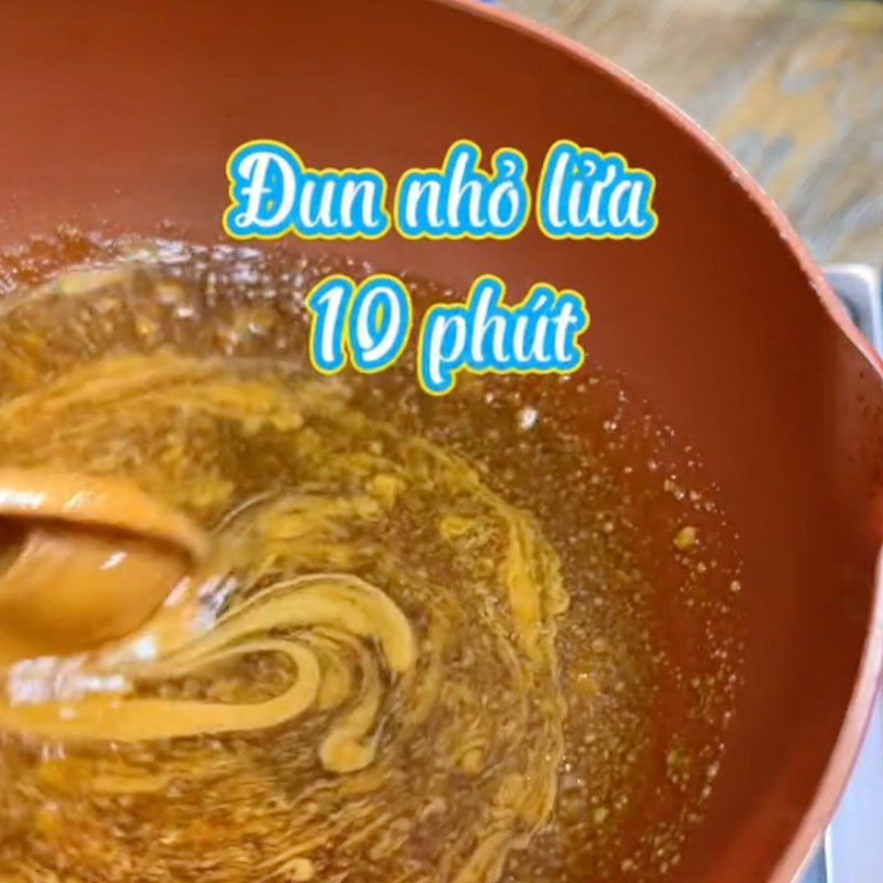 Step 2 Tamarind and Peanut Butter Sauce for Vegetarian Mushroom Noodles (Recipe from the Tiktok channel Vegetarian Kitchen XANH)