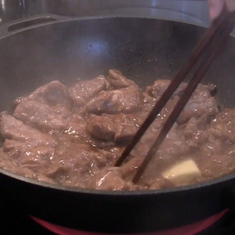 Step 6 Pork steak sauce mashed potatoes