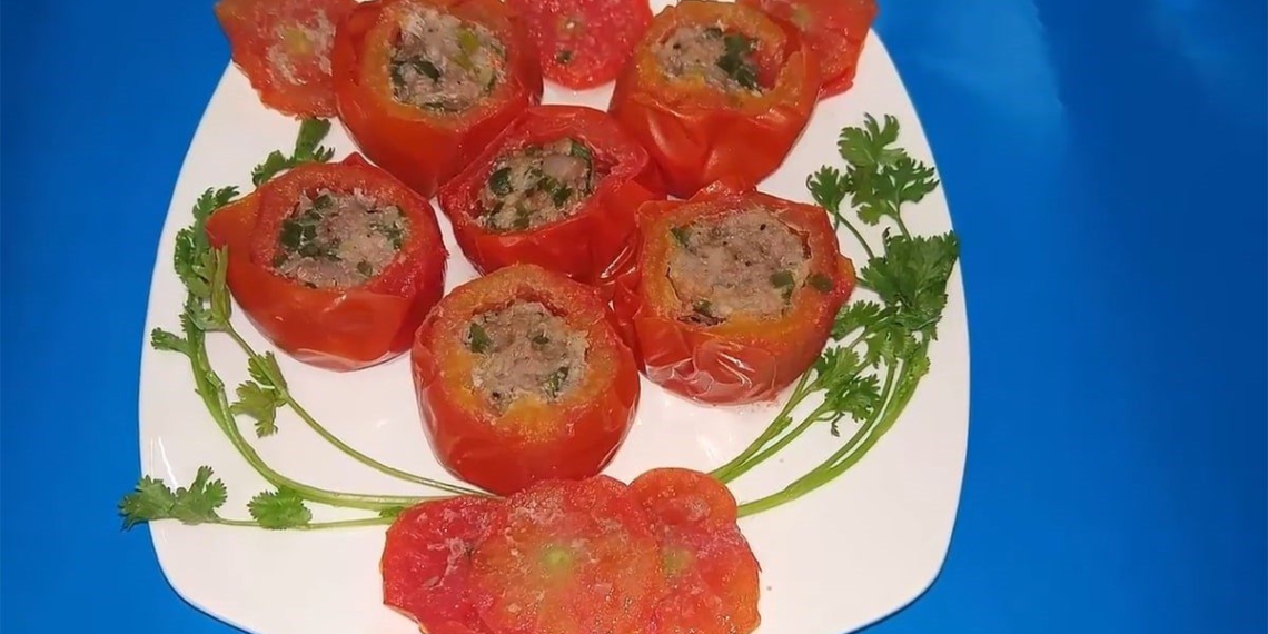 stuffed tomatoes recipe super delicious easy to make 09951