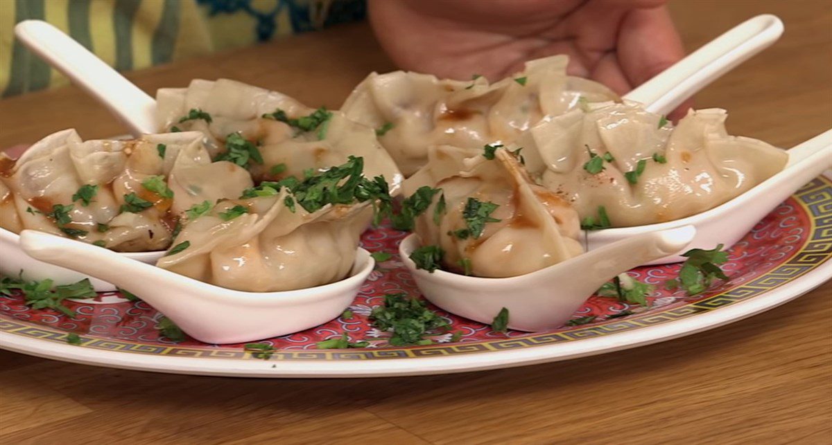 Shrimp Mango Dumplings