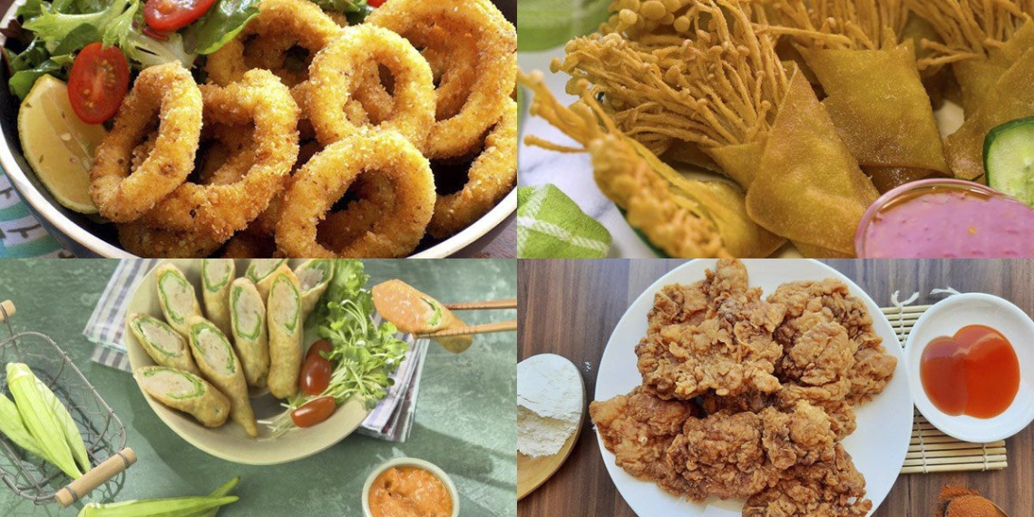 summary of delicious dishes made from crispy fried dough 00966