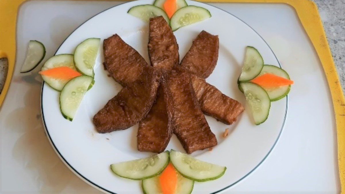 Braised vegetarian ribs with Coca