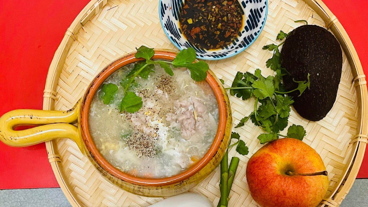 Crab Soup with Pig Brain (recipe shared by a user)