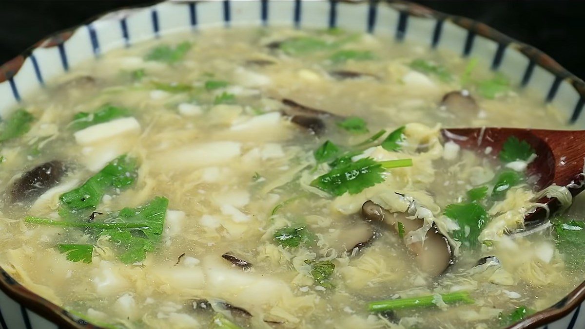 Egg Mushroom Soup