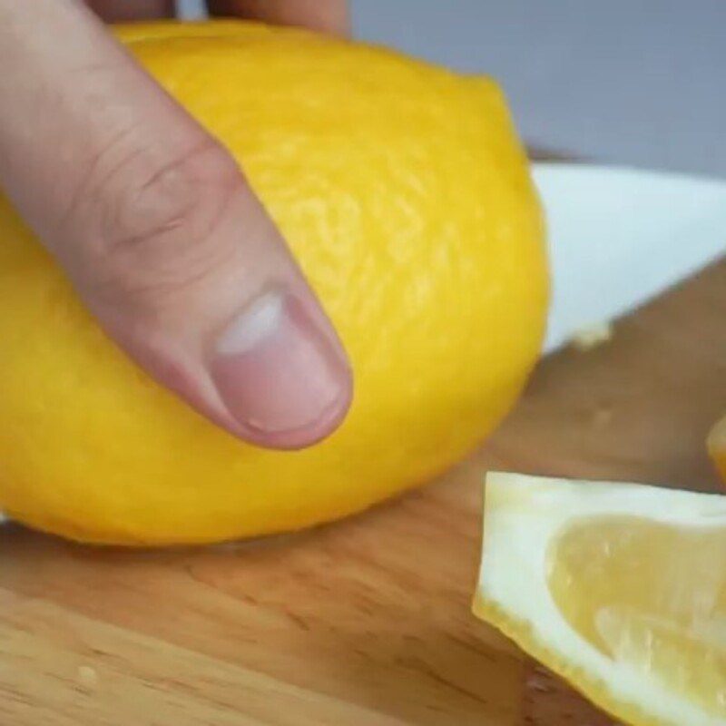 Step 2 Peel the lemon Lemon Peel Jam