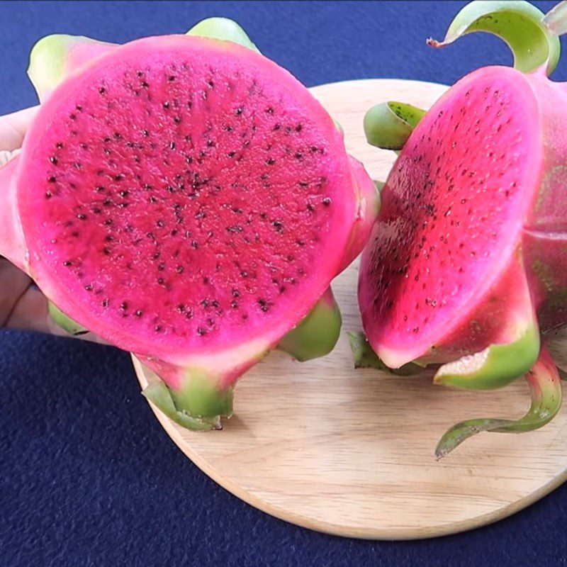 Step 1 Peeling the Dragon Fruit for Dragon Fruit Jam