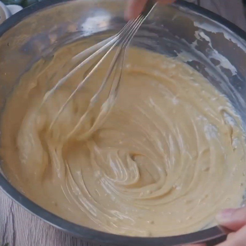 Step 2 Mash the salted egg cheese mixture Salted egg cookies no baking needed