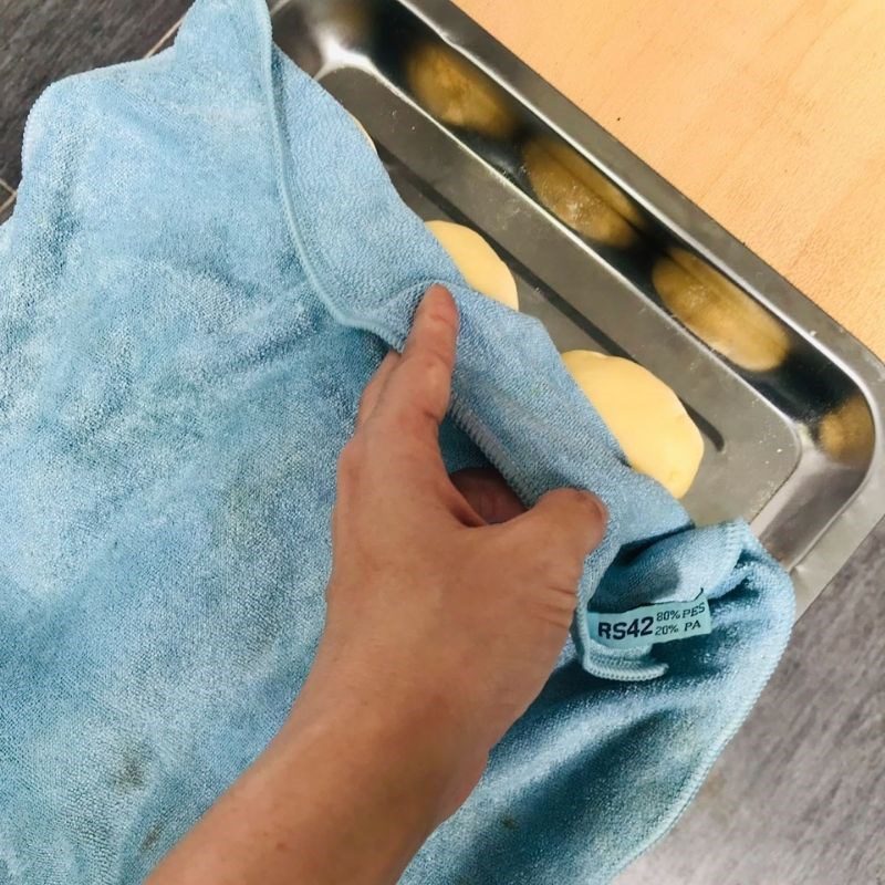 Step 5 Shaping the dough Butter milk bread baking