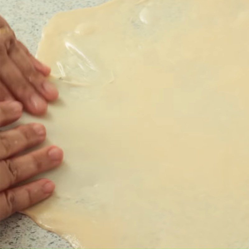 Step 3 Shape the Dough Malaysian Roti - roti canai