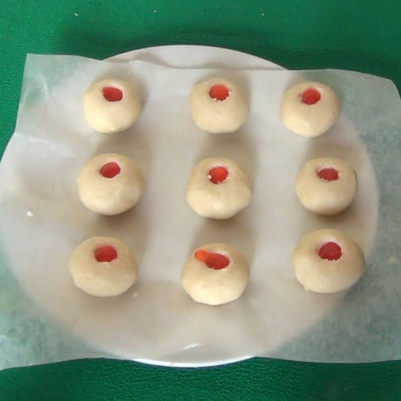 Step 3 Shaping the cookies Strawberry Jam Cookies using an air fryer