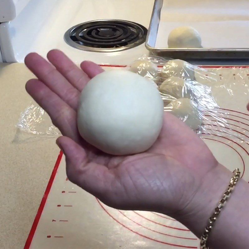 Step 5 Shaping the bread Chicken bread