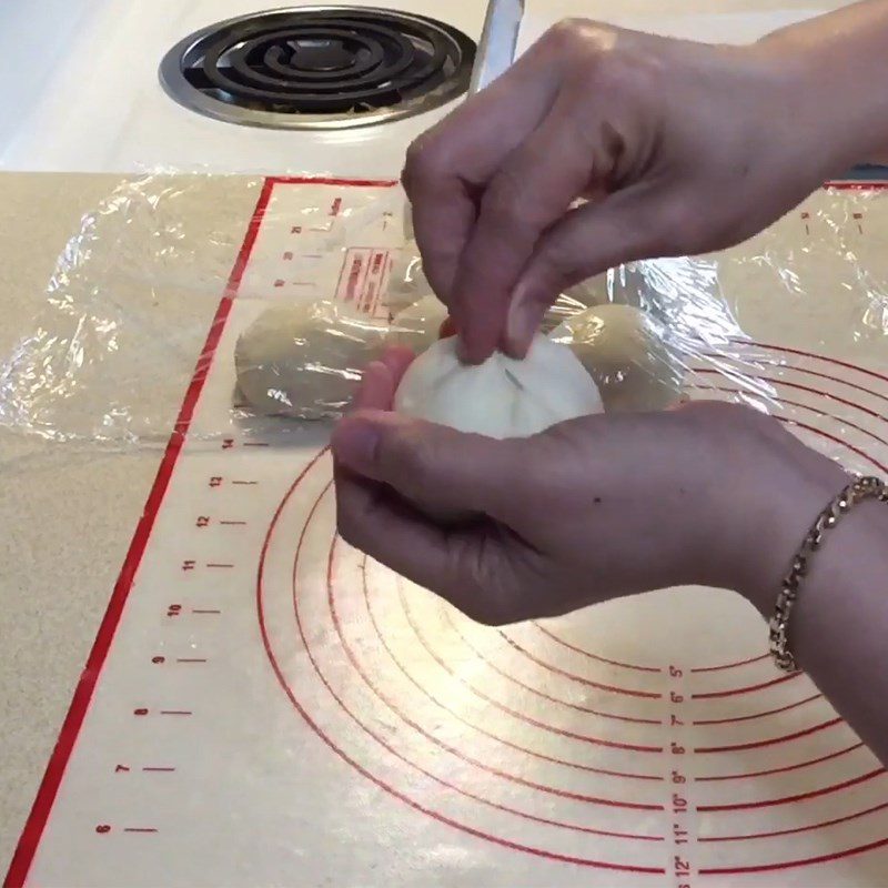 Step 5 Shaping the bread Chicken bread