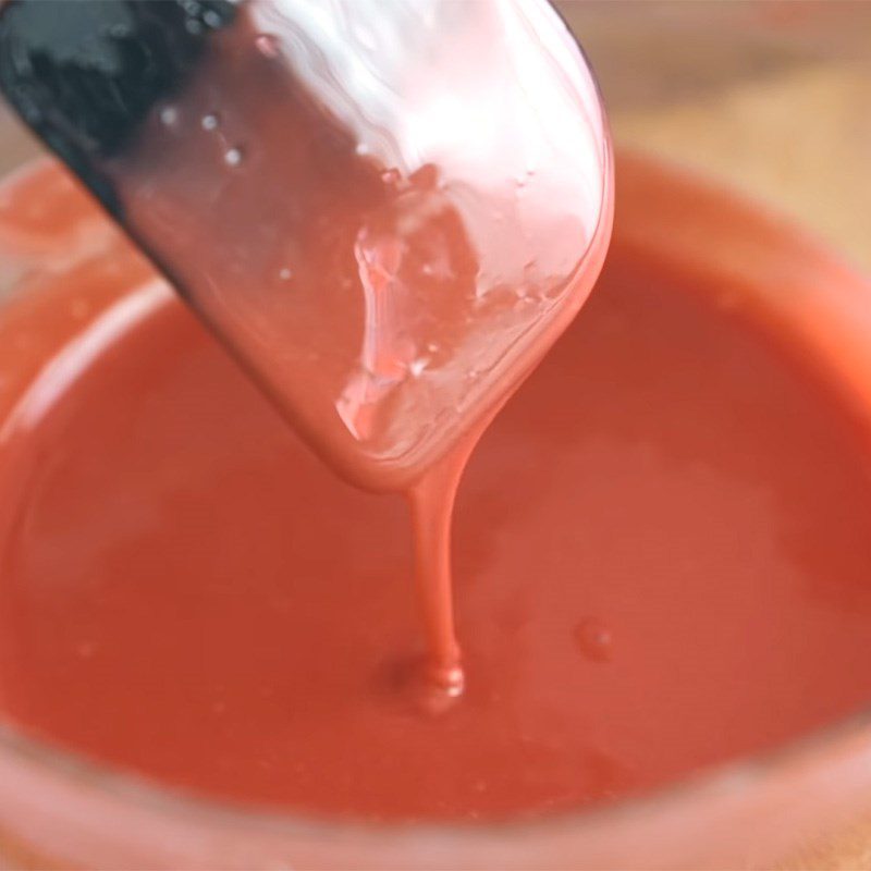 Step 12 Shaping the mousse cake Watermelon mousse cake