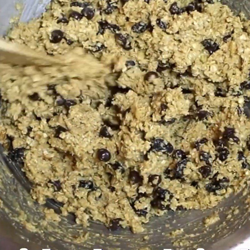 Step 2 Combine the two mixtures Chocolate Oatmeal Cookies using a rice cooker