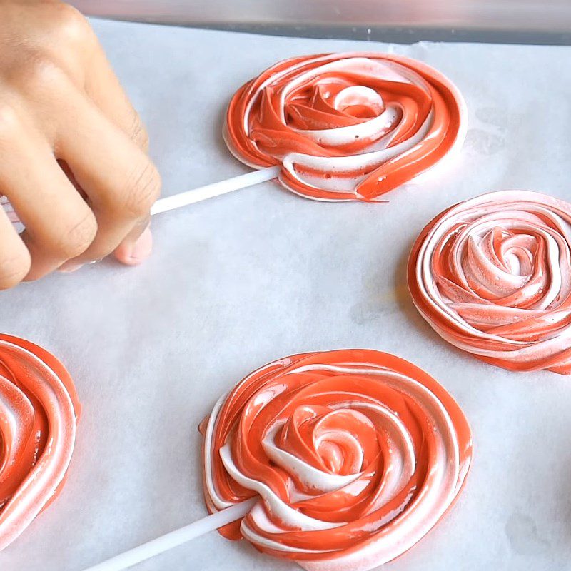 Step 4 Shaping Lollipop Candy