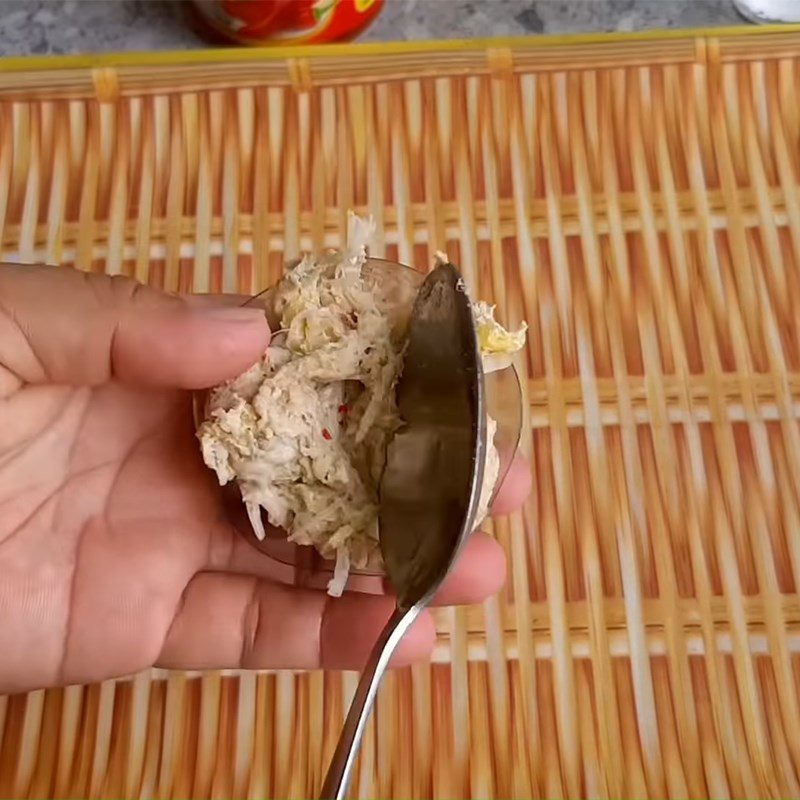 Step 4 Shape and fry the jackfruit Crispy fried young jackfruit