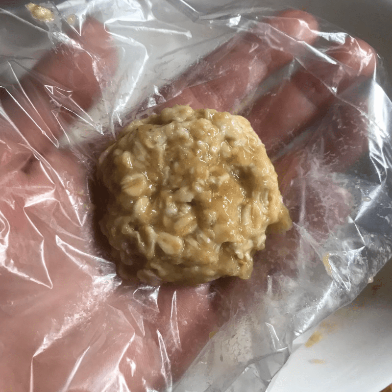 Step 2 Shaping and Baking Almond Oatmeal Cake