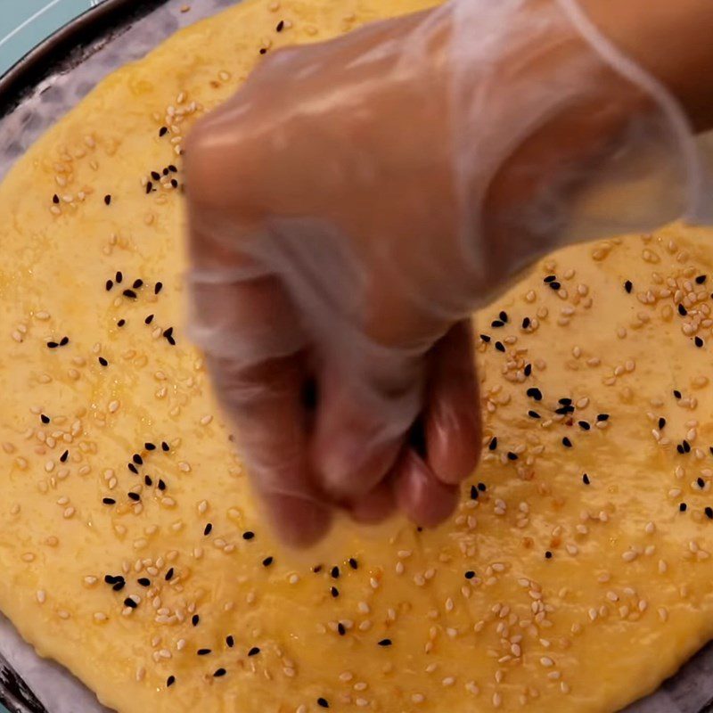 Step 3 Shaping and proofing the dough for the second time Turkish chicken bread