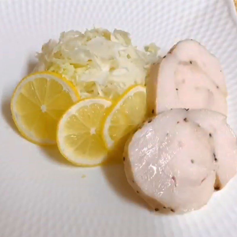Step 4 Final Product Steamed Chicken Breast with Ginger and Garlic