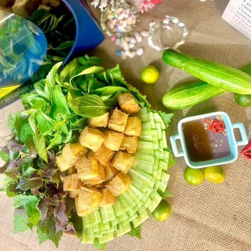 Step 4 Final Product Crispy Fried Tofu with Shrimp Paste