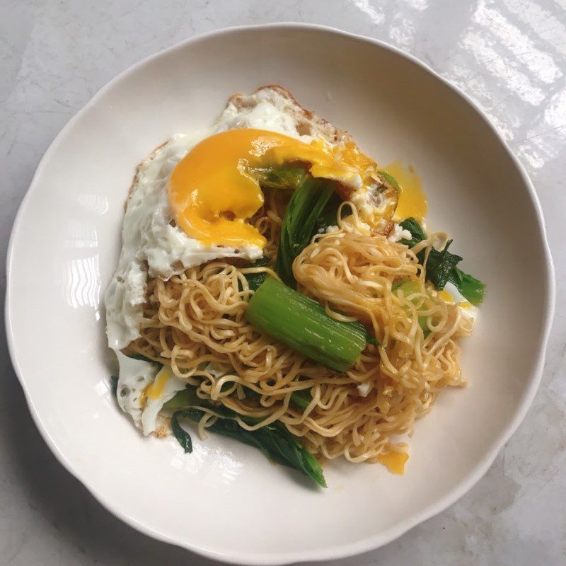 Step 3 Finished Product Fried Noodles with Vegetables