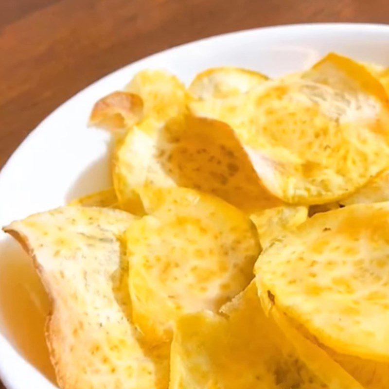 Step 4 Finished Product Sweet Potato Chips