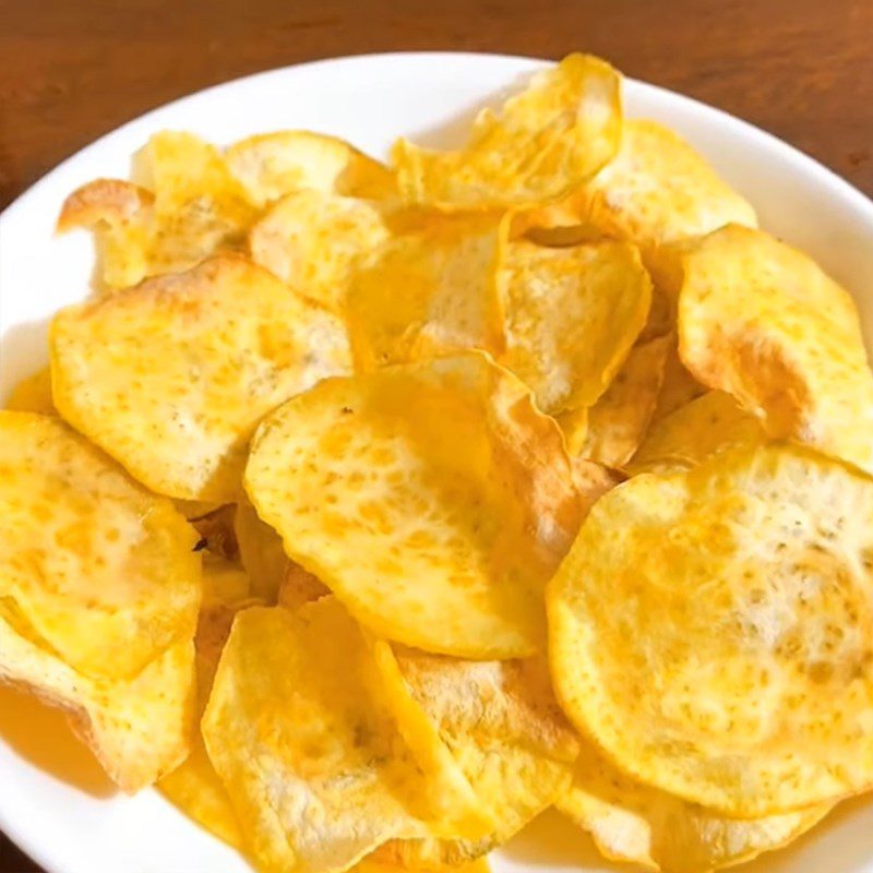 Step 4 Finished Product Sweet Potato Chips