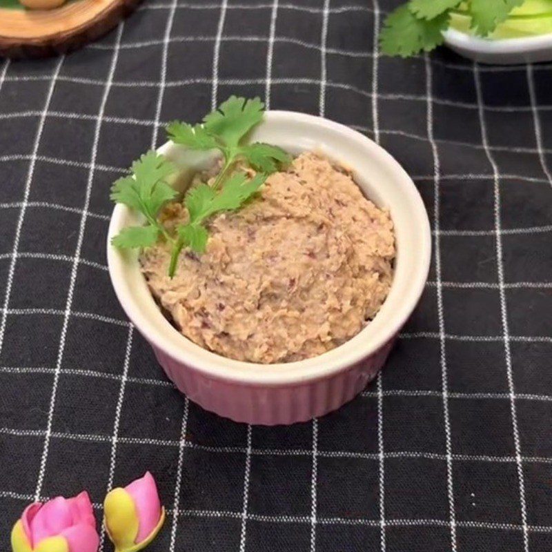 Step 5 Final product Vegetarian pate with red beans