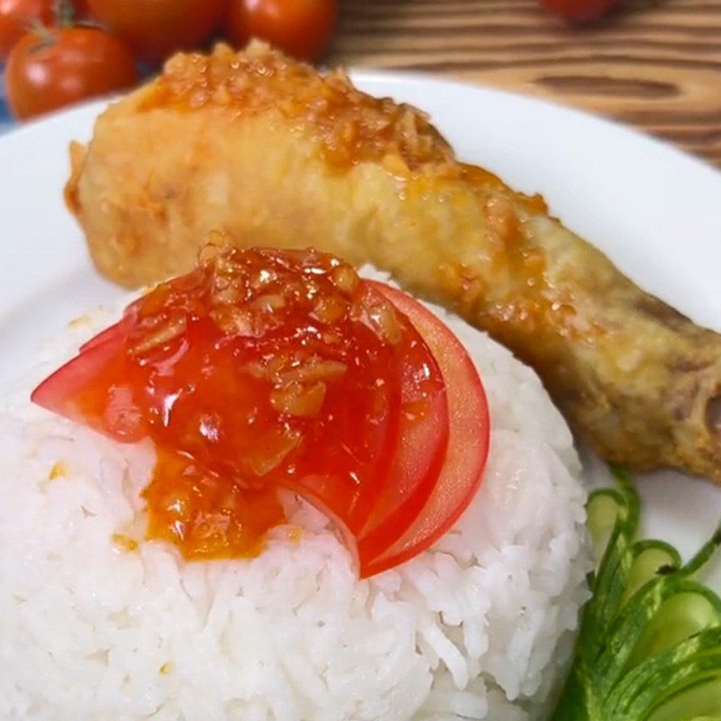 Step 4 Final product Garlic soy sauce chicken (Recipe shared from TikTok Cooking with TasteVN)