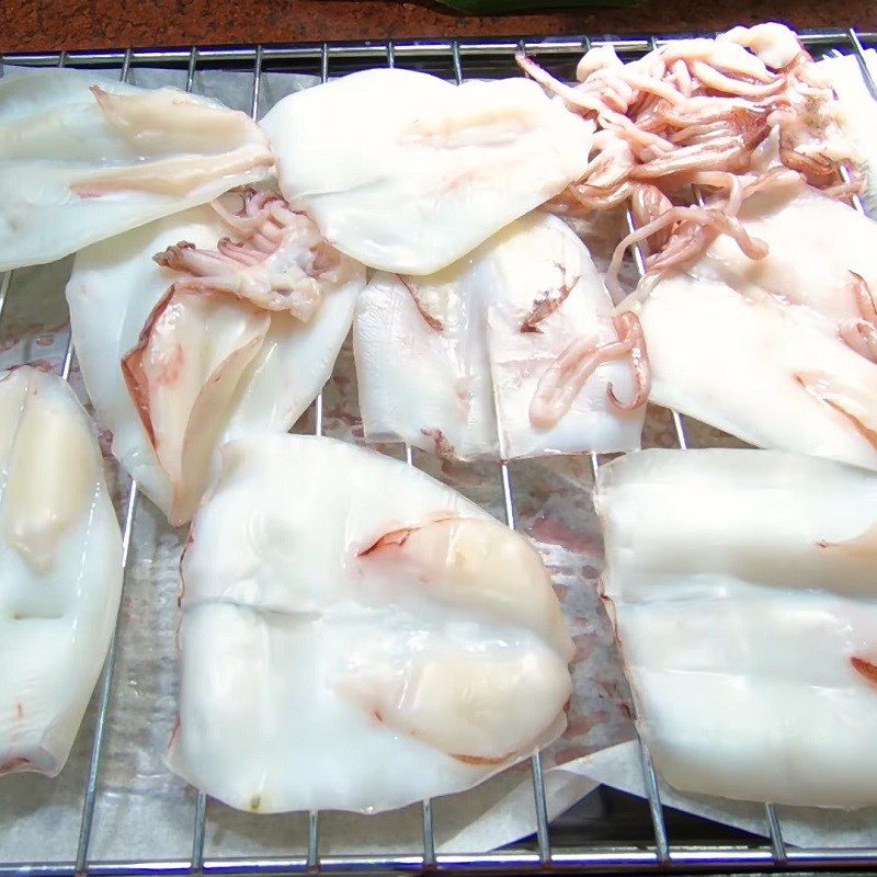 Step 4 Final product Dried squid