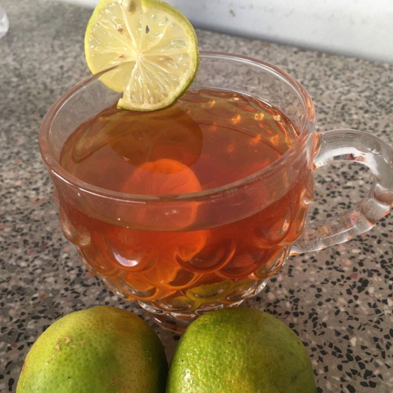 Step 5 Finished Product Honey Ginger Lemon Tea