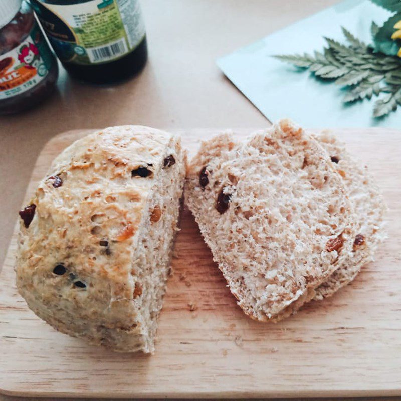 Step 5 Final Product Whole Grain Bread with Raisins