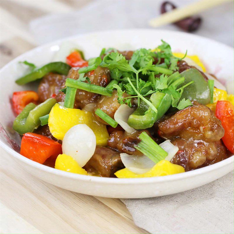 Step 5 Final Product Sour and Sweet Stir-fried Ribs