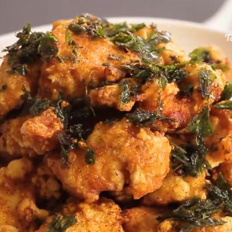 Step 5 Final product Crispy fried chicken with five-spice powder