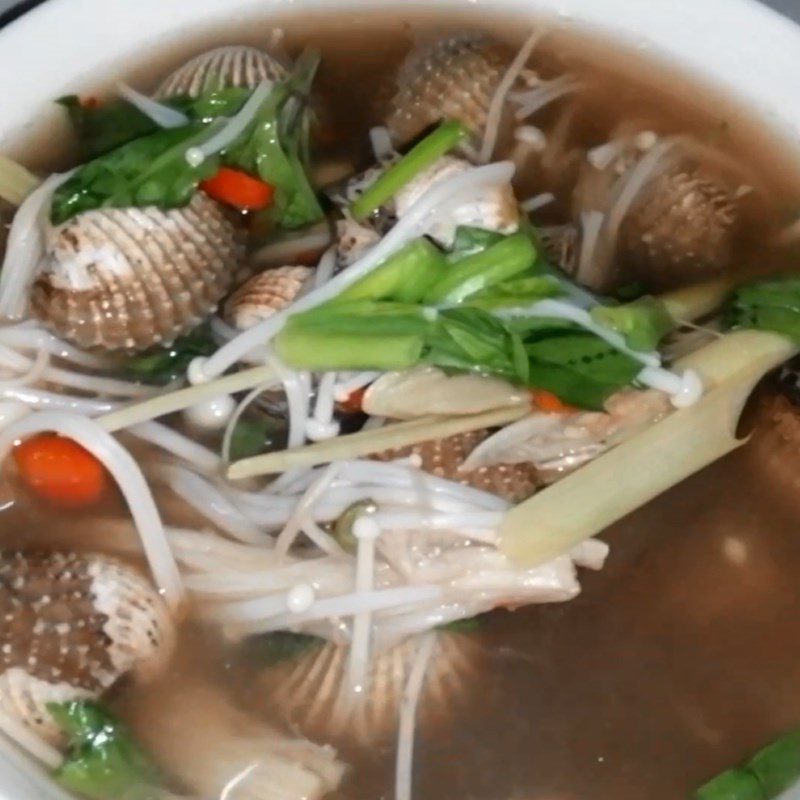 Step 4 Final Product Blood Clam Soup