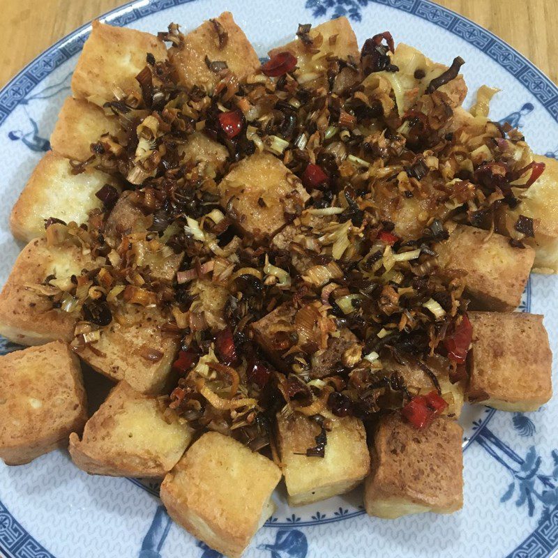 Step 4 Final Product Fried Tofu with Lemongrass and Chili