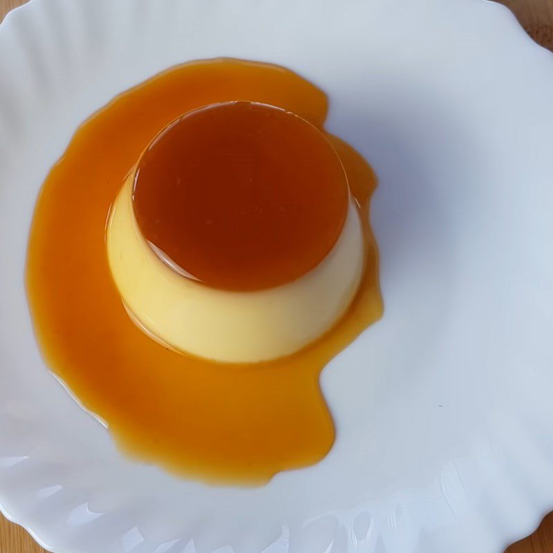 Step 5 Final Product Flan cake with condensed milk and fresh milk