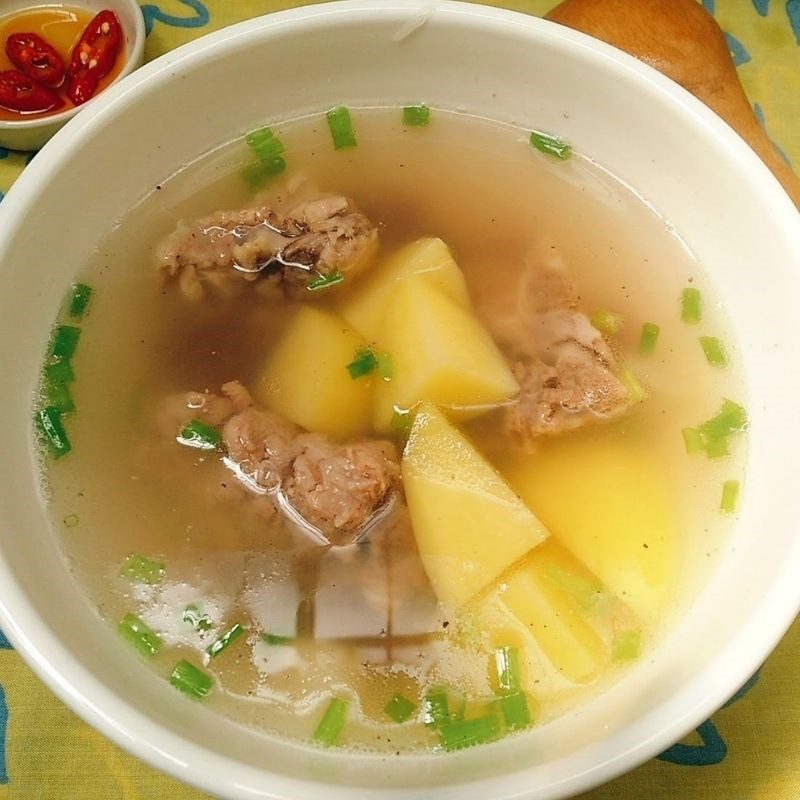 Step 4 Final Product Pork Bone Stewed Potato Soup