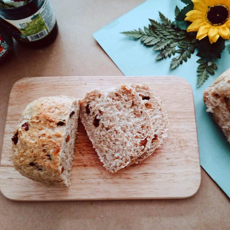 Step 5 Final Product Whole Grain Bread with Raisins